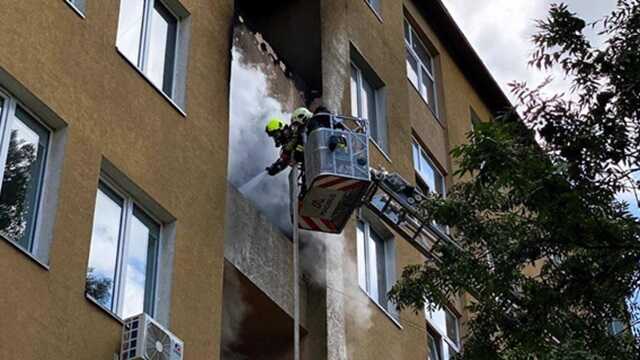 У Івано-Франківську на балконі посеред дня загорівся генератор та спалив квартиру