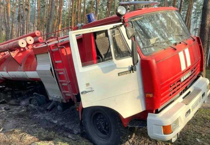У Харківській області підірвався пожежний автомобіль, є пораненні