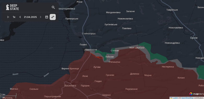 Росіяни просунулись біля Кам’янського qztidkiqrqiqurzrz
